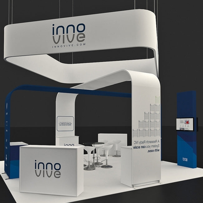 20 X 20 Ft Trade Show Booth - Innovive 20 ft Tall
