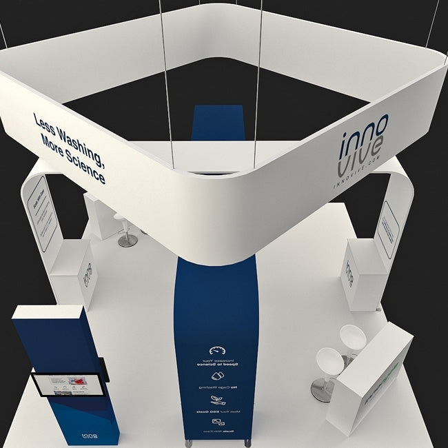 20 X 20 Ft Trade Show Booth - Innovive 20 ft Tall