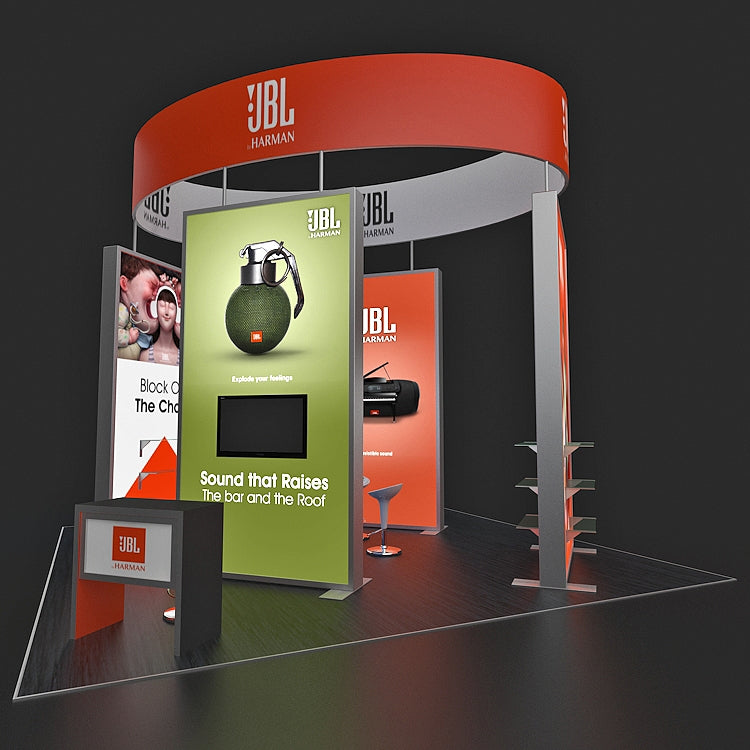 Custom Trade Show Booth - JBL