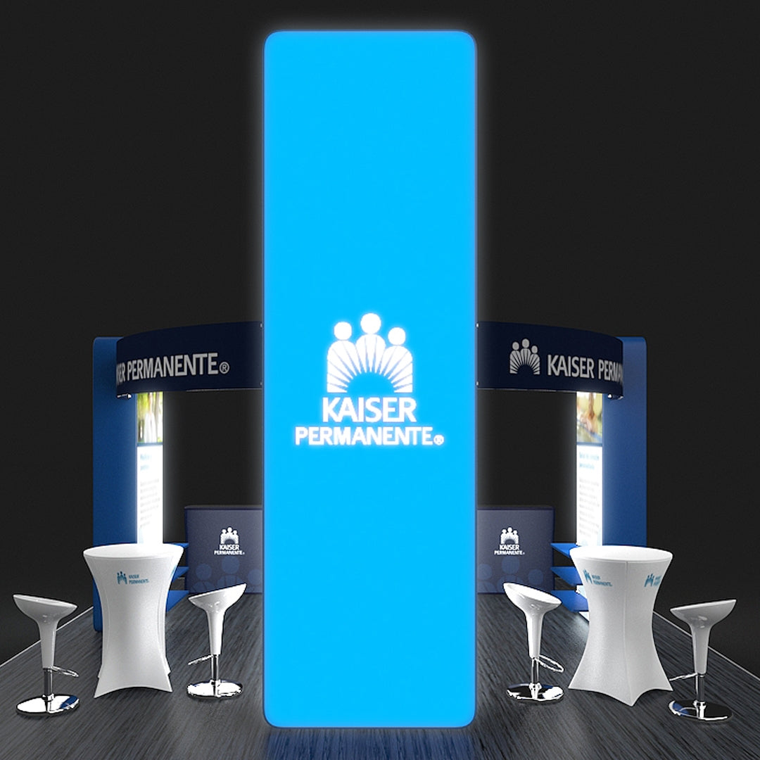 20 X 20 Backlit Trade Show Booth - Kaiser