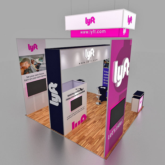 Custom Trade Show Booth - Lyft