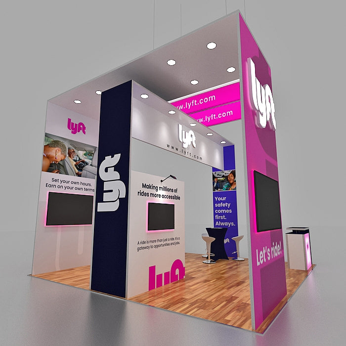 Custom Trade Show Booth - Lyft