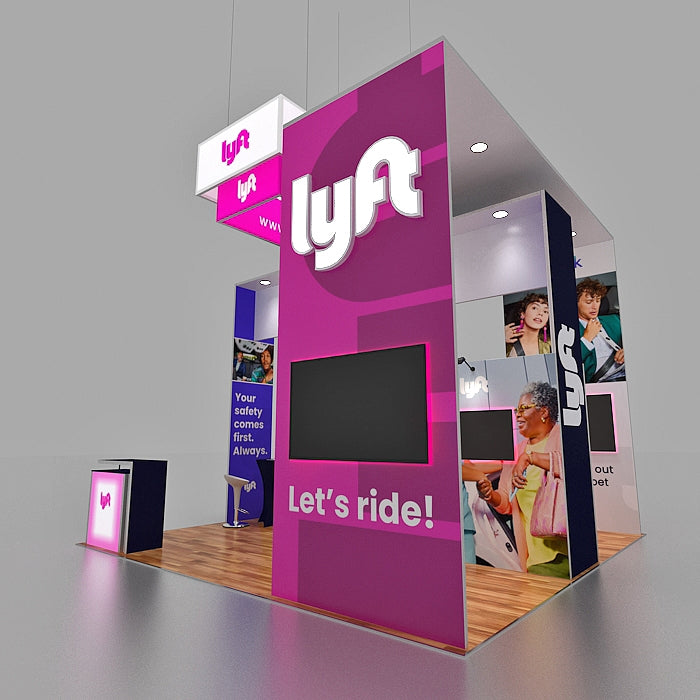 Custom Trade Show Booth - Lyft