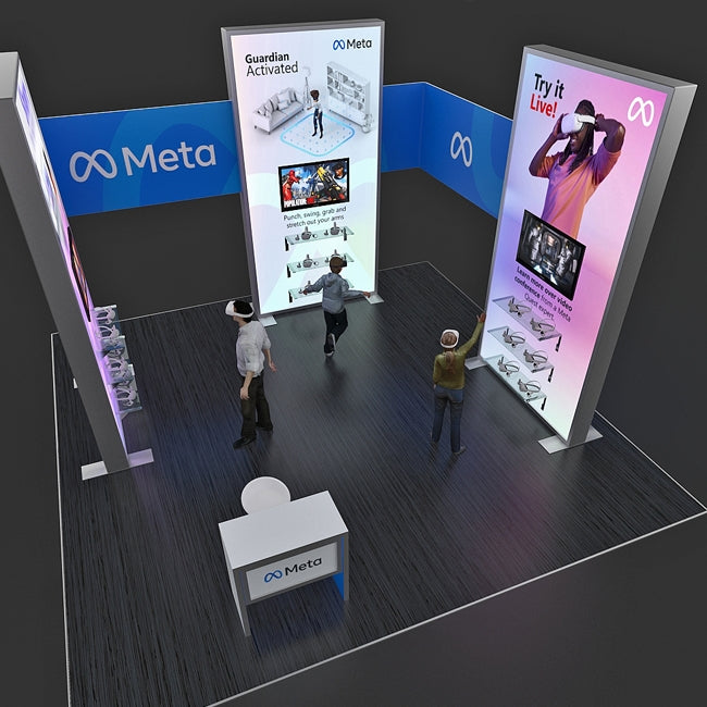 Custom Trade Show Booth - Meta