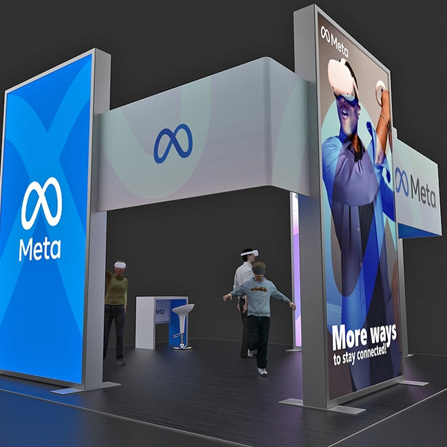 Custom Trade Show Booth - Meta