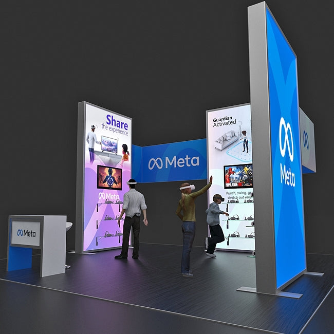 Custom Trade Show Booth - Meta