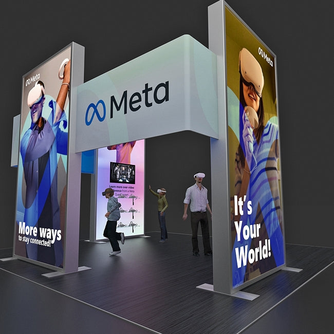 Custom Trade Show Booth - Meta