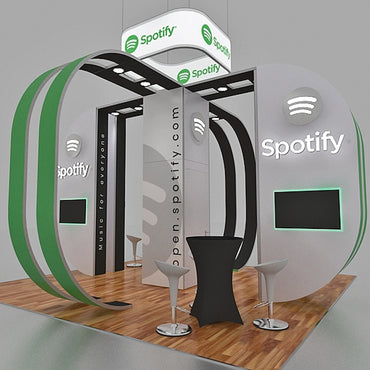 Custom Trade Show Display - Spotify