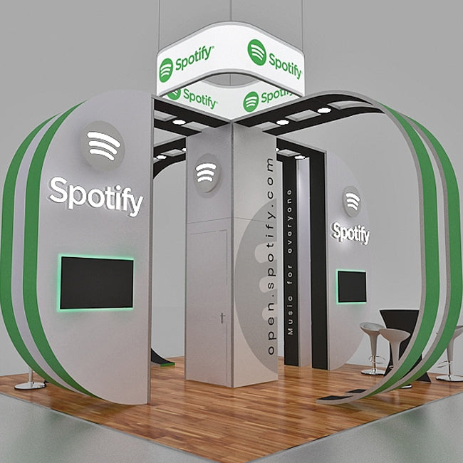 Custom Trade Show Display - Spotify