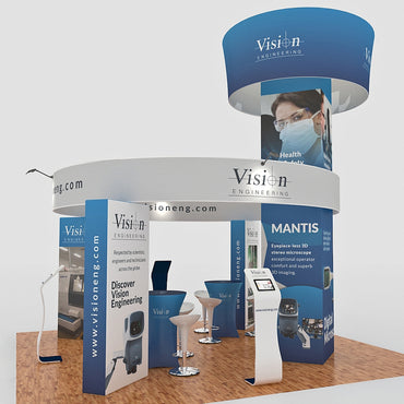 20 X 20 Tower Trade Show Booth - Vision