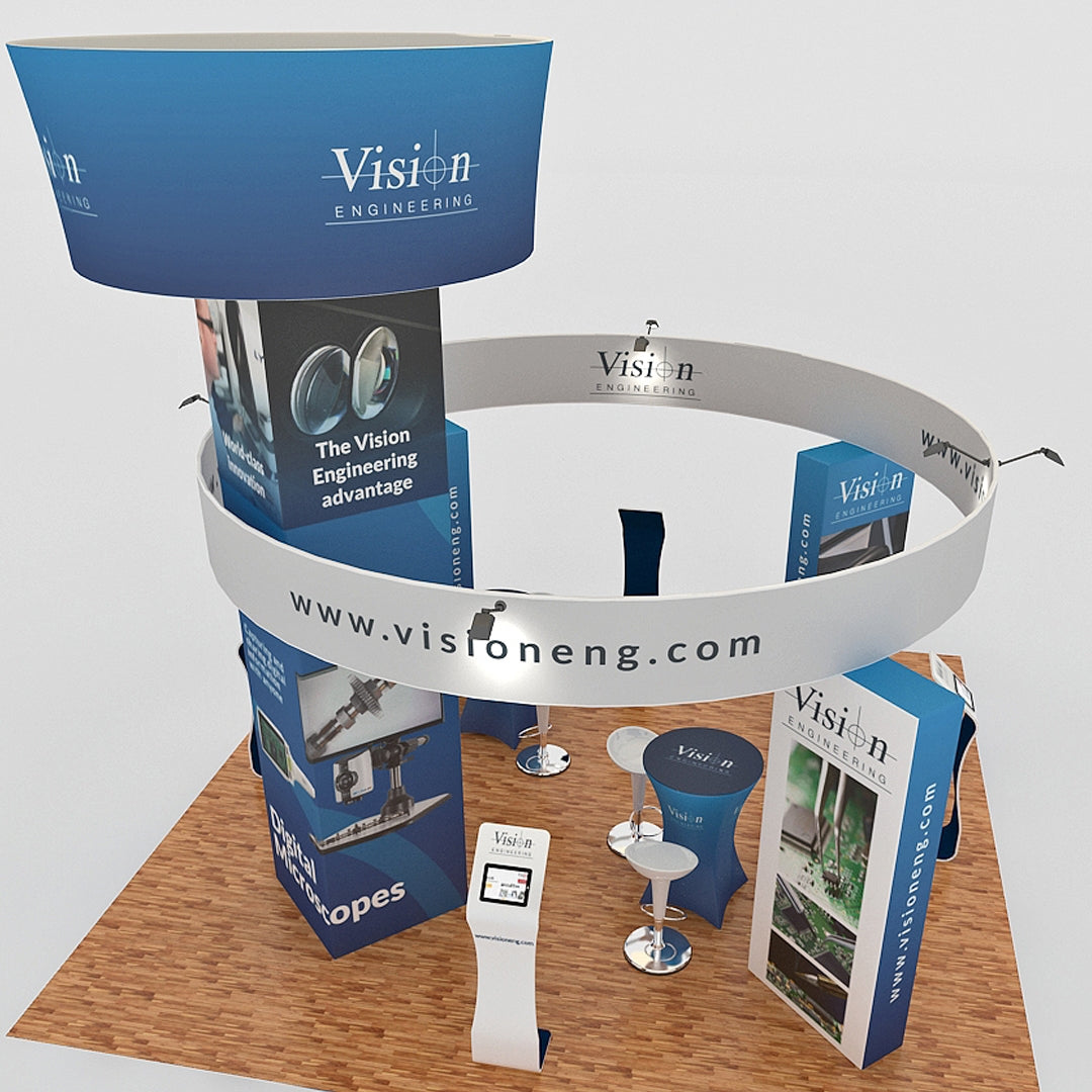 20 X 20 Tower Trade Show Booth - Vision
