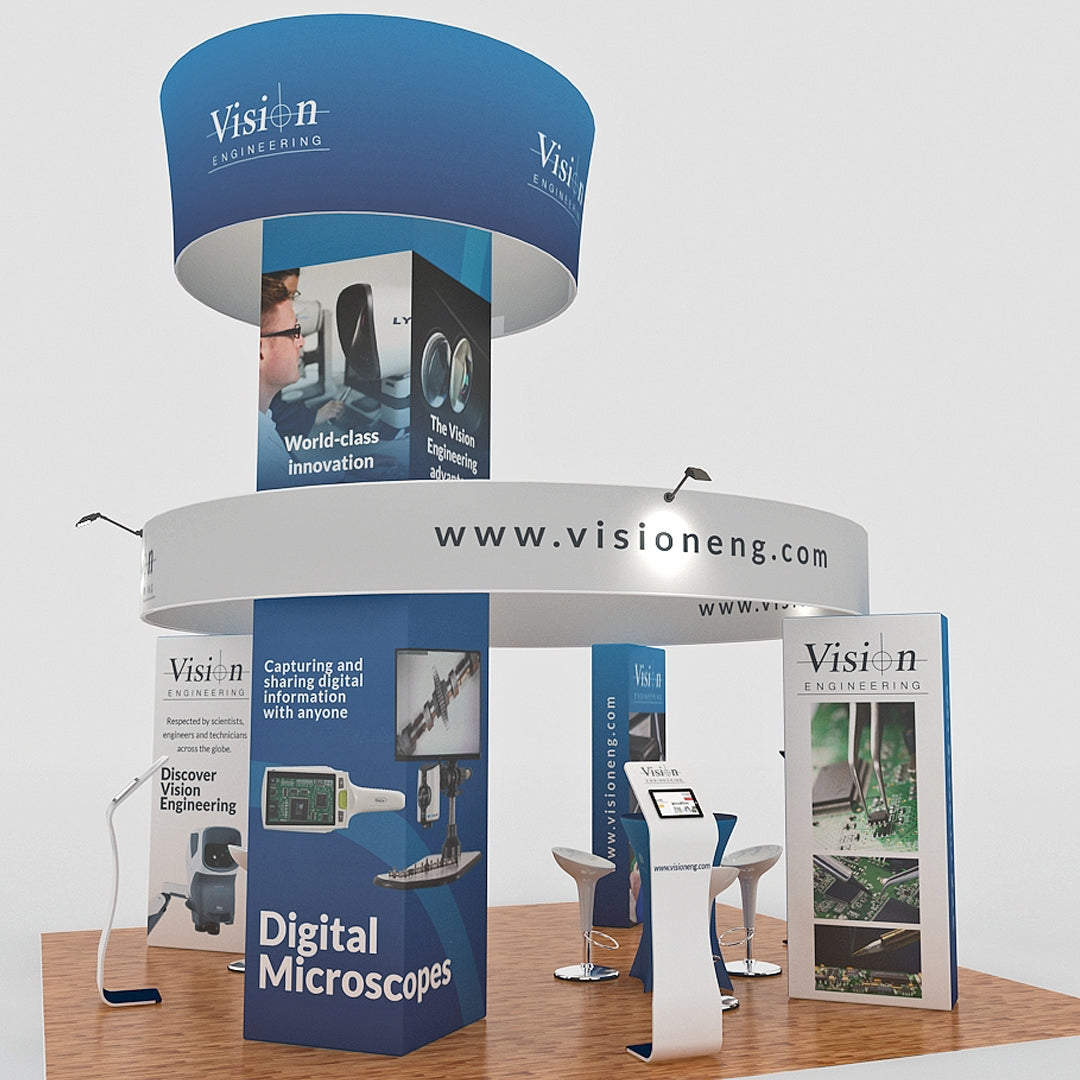20 X 20 Tower Trade Show Booth - Vision