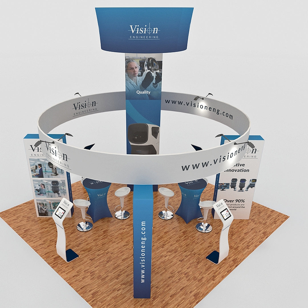 20 X 20 Tower Trade Show Booth - Vision
