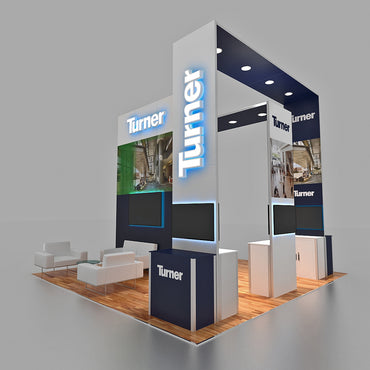 Custom Trade Show Display - Turner Construction