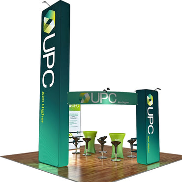 20x20 12ft Tall Trade Show Exhibit Booth - UPC