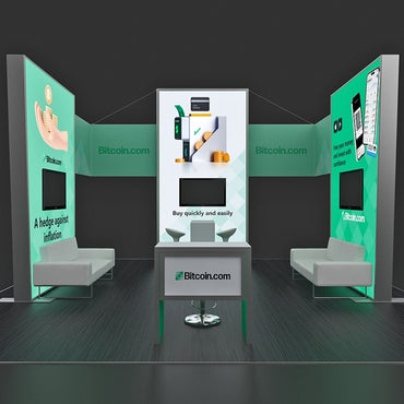 Custom Trade Show Booth - Bitcoin