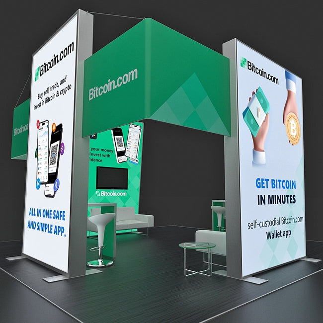 Custom Trade Show Booth - Bitcoin