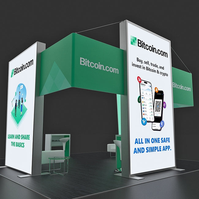 Custom Trade Show Booth - Bitcoin