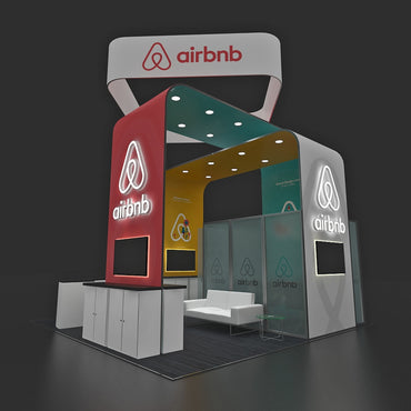 Custom Trade Show Display - Airbnb