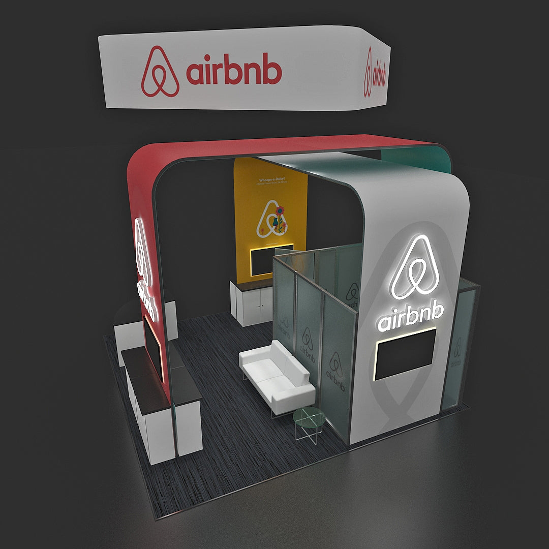 Custom Trade Show Display - Airbnb
