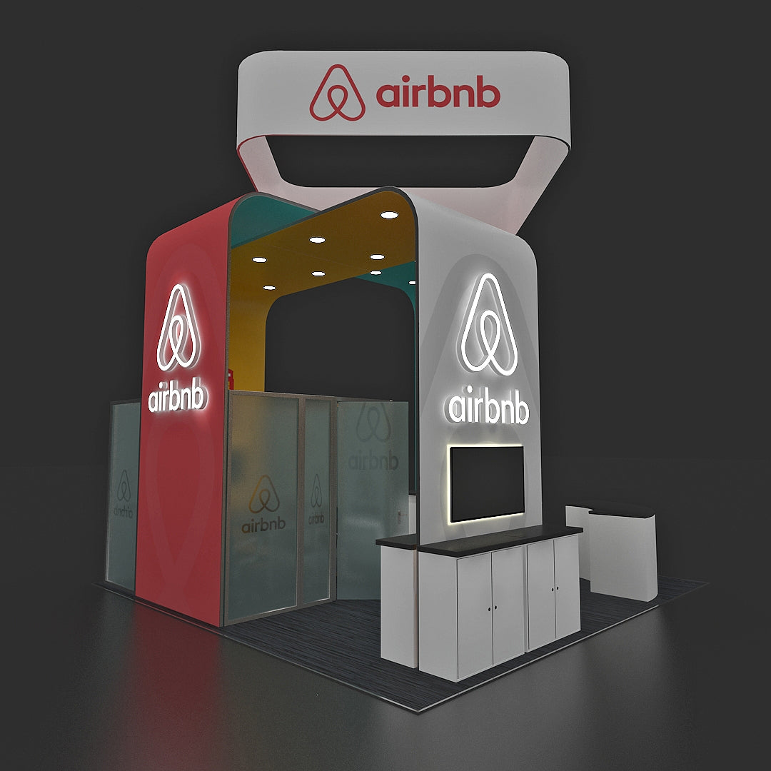 Custom Trade Show Display - Airbnb