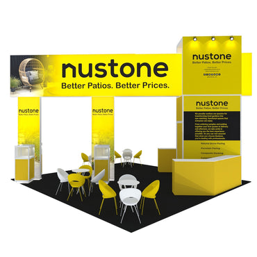 20x20 Trade Show Booth Display - Nustone