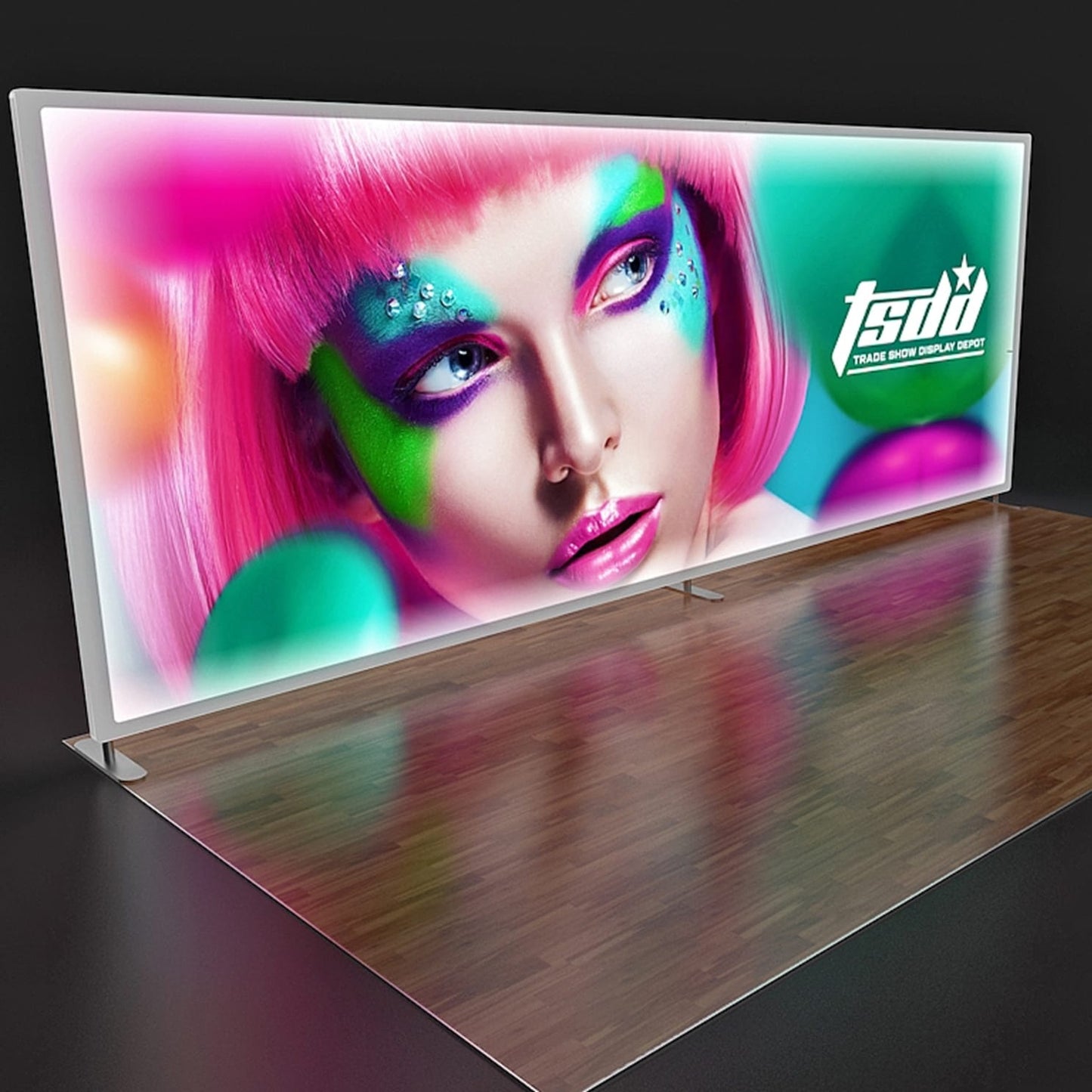 20ft Color Wave Trade Show Booth