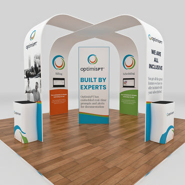 20 X 20 Arch Tension Fabric Booth