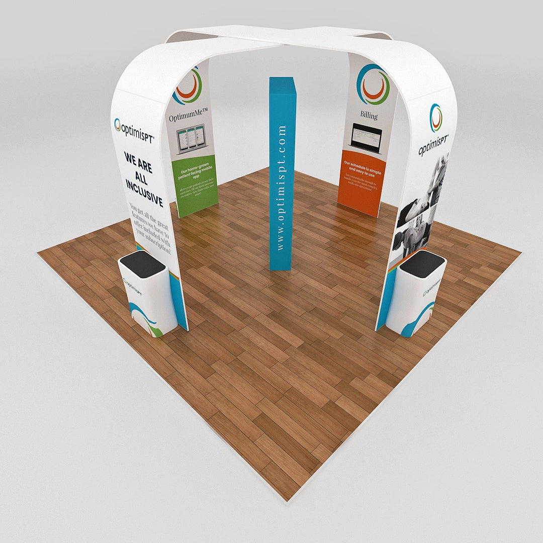20 X 20 Arch Tension Fabric Booth
