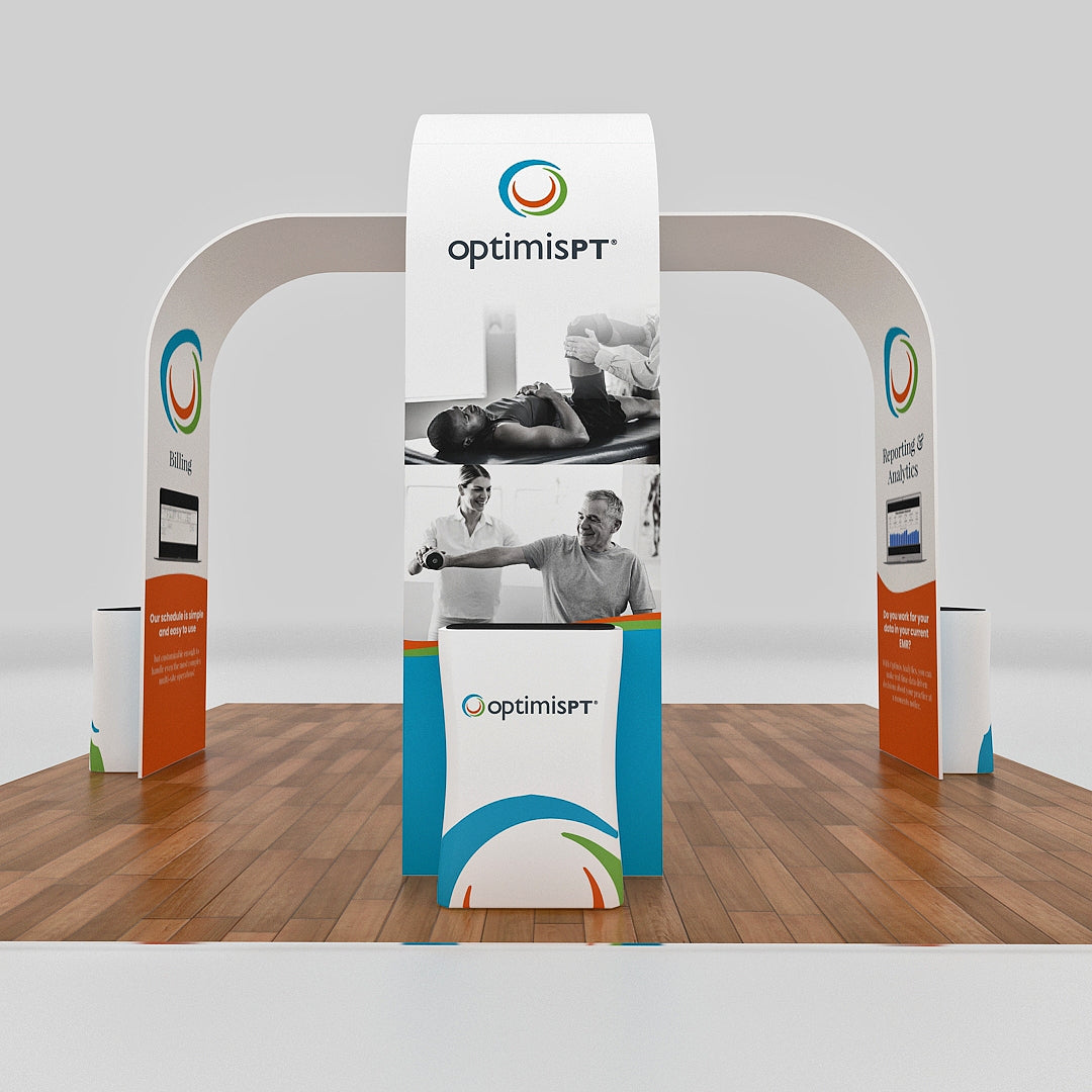 20 X 20 Arch Tension Fabric Booth