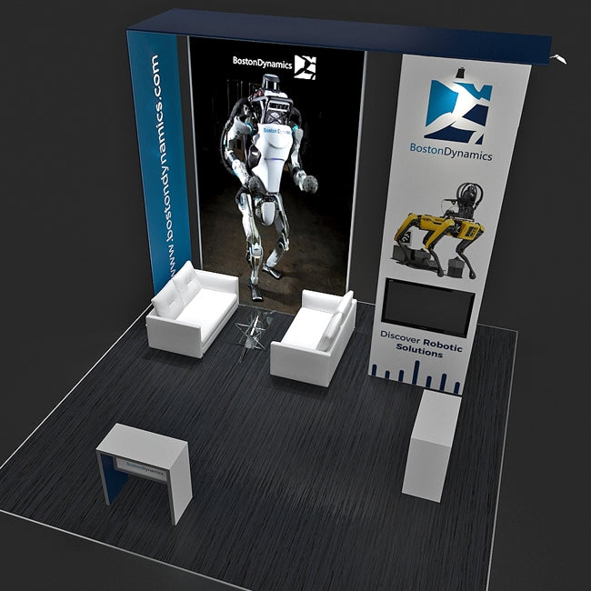 20 X 20 Custom Trade Show Booth - Boston Dynamic