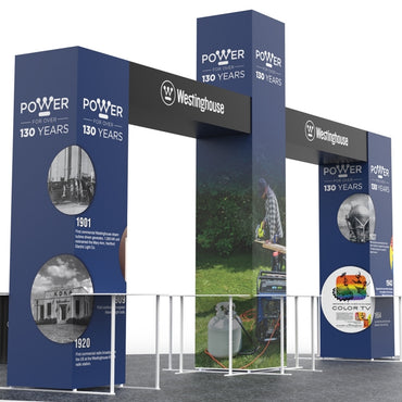 20 X 20 Ft Big Fabric 16ft Tall Tower Trade Show Booth
