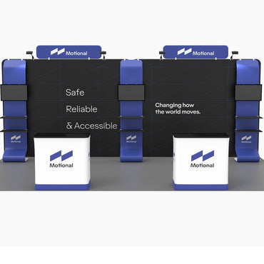 20ft Big Fabric Treo Monitor Stand Trade Show Booth