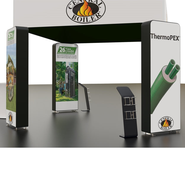 20 X 20 ft Island Trade Show Booth