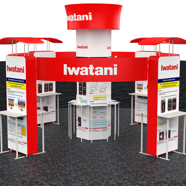 20x20 Trade Show Booth with Custom Tower