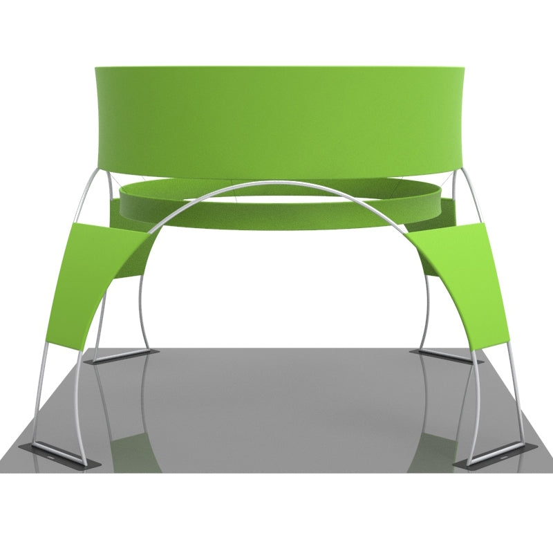 20 x 20 Tension Fabric Trade Show Booth - Lucid