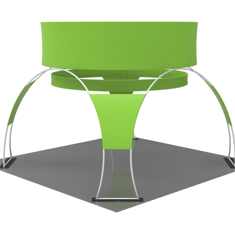20 x 20 Tension Fabric Trade Show Booth - Lucid