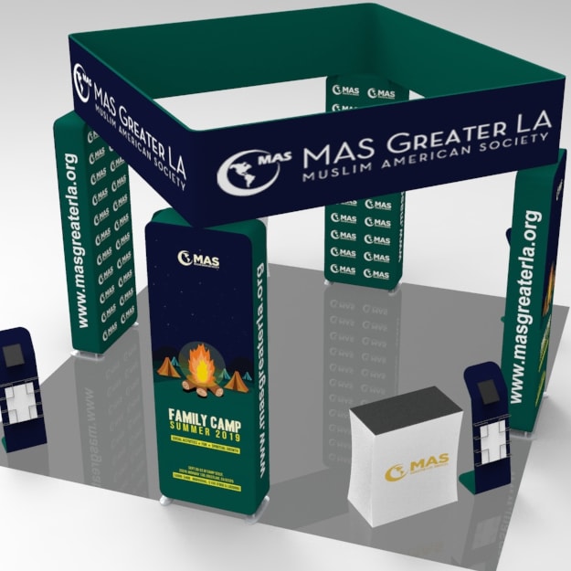 20 X20 Mas Modular Tension Fabric Display