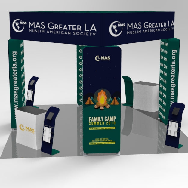 20 X20 Mas Modular Tension Fabric Display