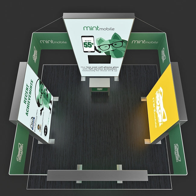 20 X 20 Custom Trade Show Booths - Mint