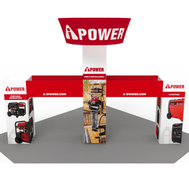 30x30 22FT Tall Tower Trade Show Booth - AI Power
