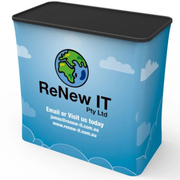 8FT STRAIGHT POPUP FABRIC NOW DISPLAY