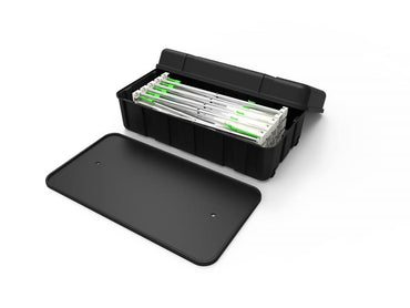 8ft Straight PopUp Now Fabric Display with Counter