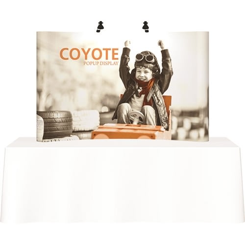 COYOTE 8' TABLE TOP POPUP DISPLAY (SHORT)