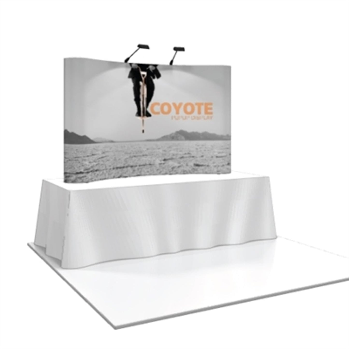 COYOTE 8' TABLE TOP POPUP DISPLAY