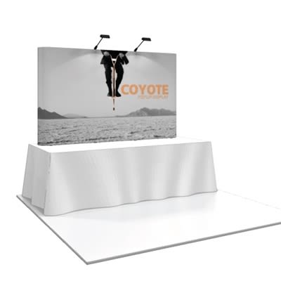 COYOTE 8' STRAIGHT TABLE TOP POPUP DISPLAY