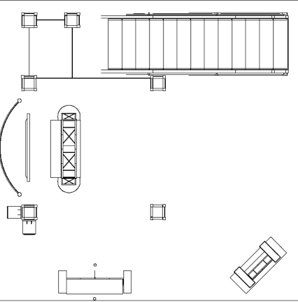 20 x 20 Golf Great Double Deck Truss Display System