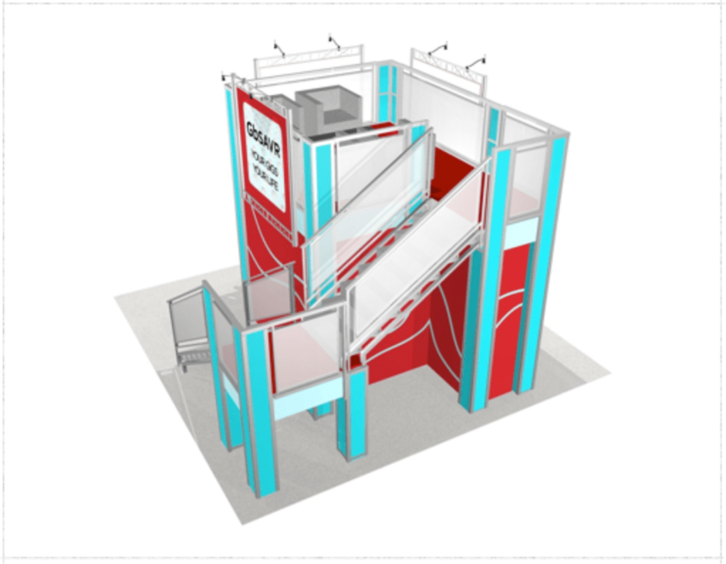 20 x 20 GbSavr Double Deck Truss Display System
