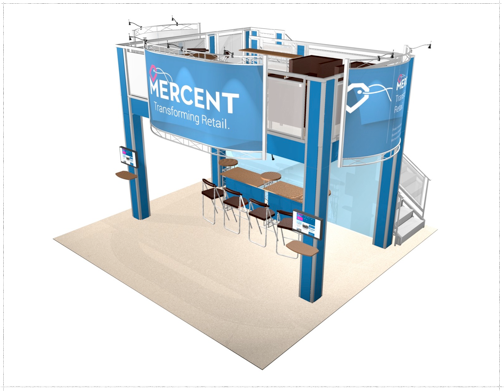 20 x 20 Mercent Double Deck Truss Display System