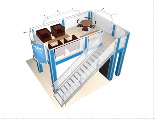 20 x 20 Mercent Double Deck Truss Display System